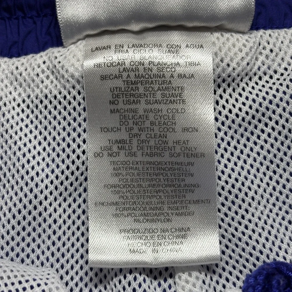 Vintage Adidas‎ 90's Y2K Windbreaker Pants Purple Men's L Mesh Lined Ankle Zip